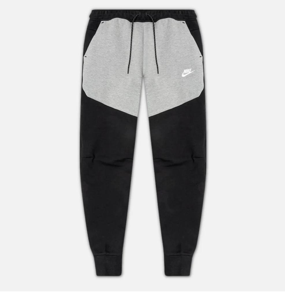 NIKE TECH FLEECE JOGGERS - BLACK & GREY