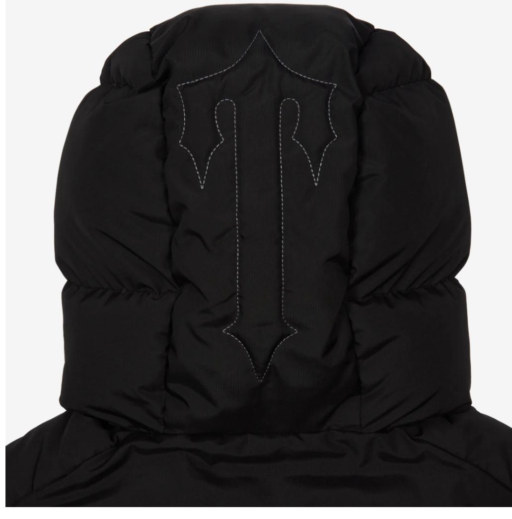 TRAPSTAR DECODED HOODED PUFFER 2.0 JACKET - BLACK