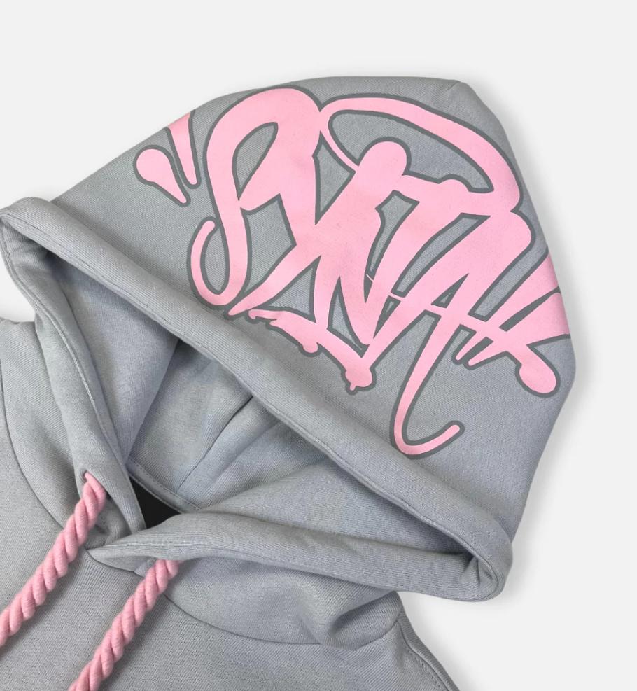 SYNA LOGO TRACKSUIT - GREY / PINK