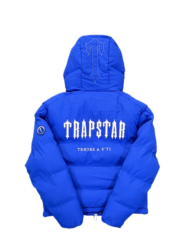 Trapstar drazzling blue puffer