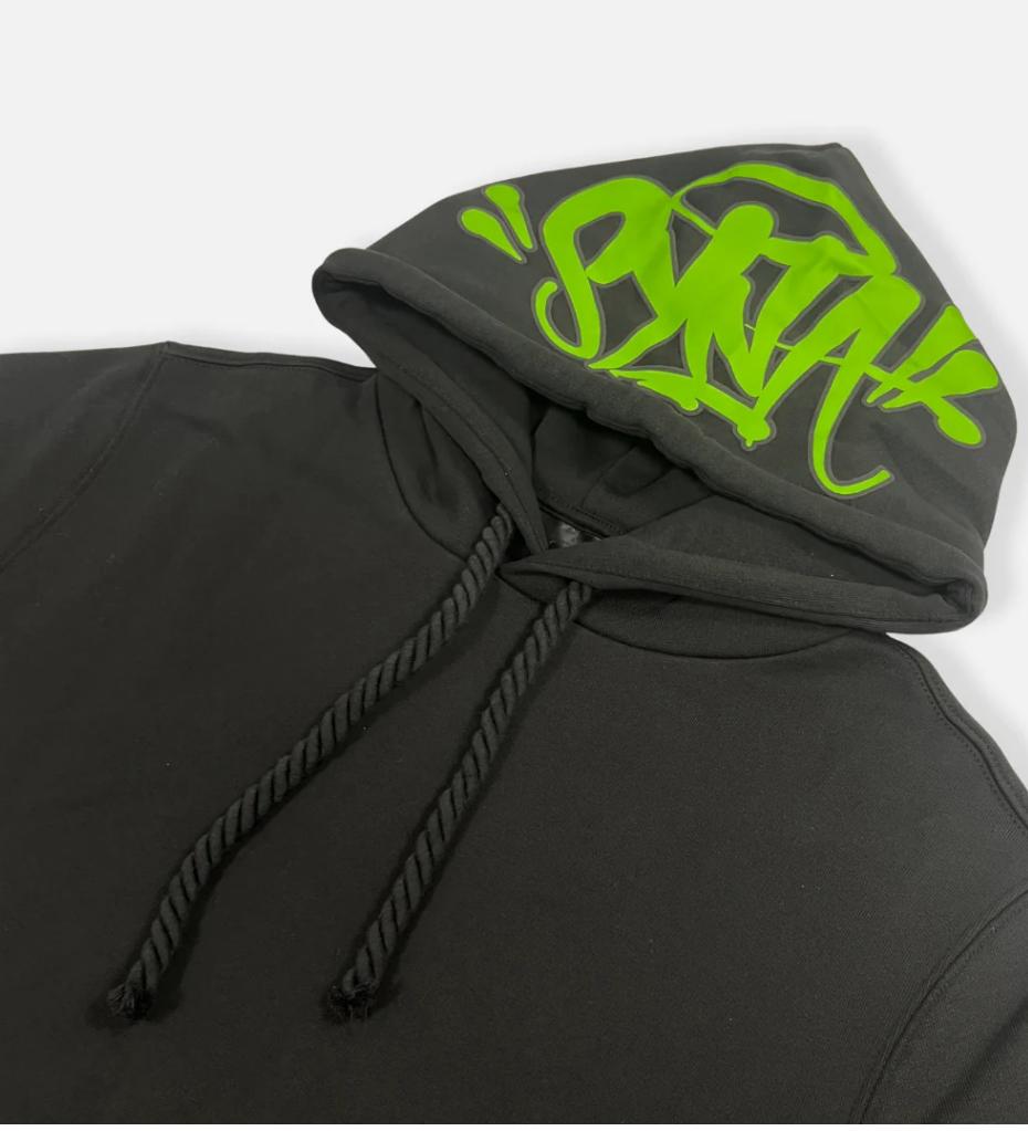 SYNA LOGO TRACKSUIT - BLACK / GREEN