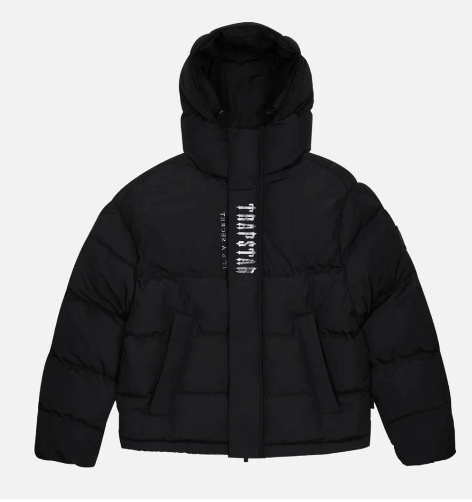 TRAPSTAR DECODED HOODED PUFFER 2.0 JACKET - BLACK/CAMO