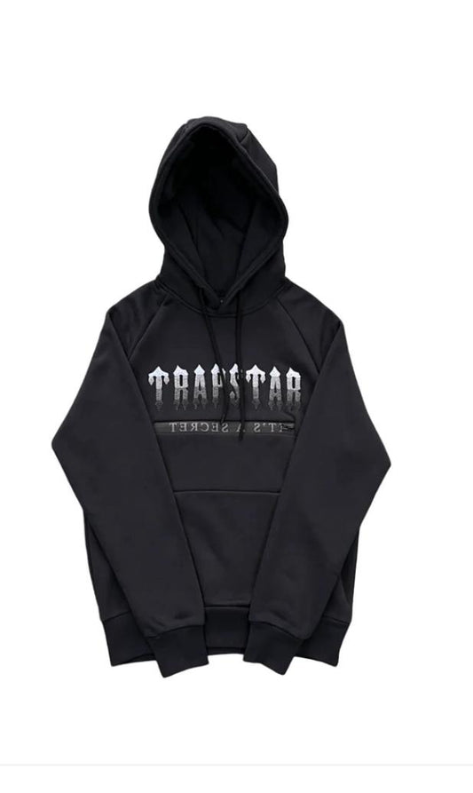 Trapstar shooters tracksuit blackout edition black/black