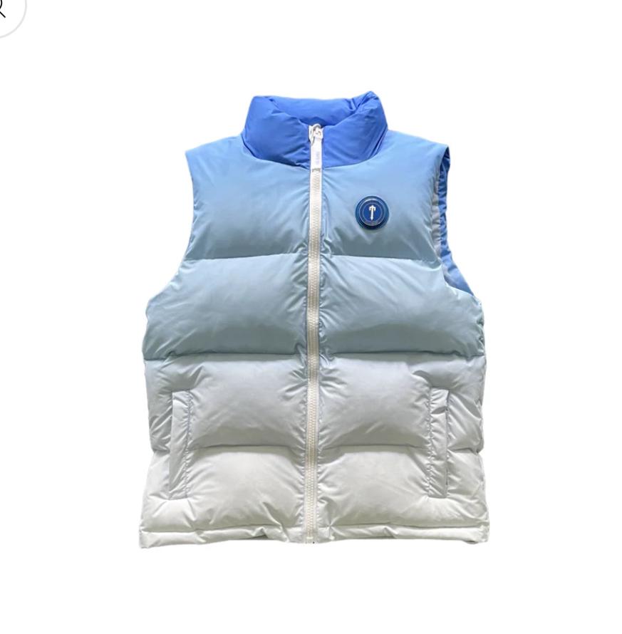 Trapstar ice blue gilet