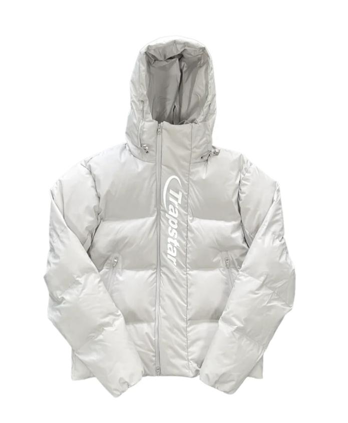 Trapstar puffer light grey