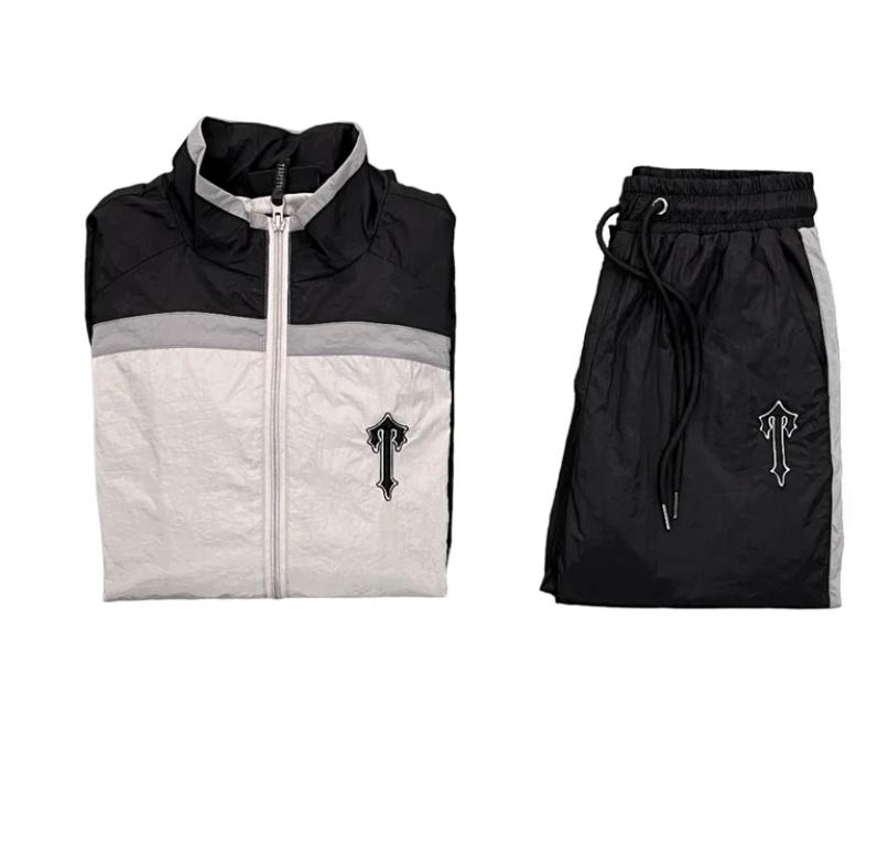 Trapstar tracksuit irongate t shellsuit cery black crey