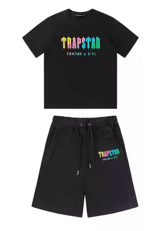 TRAPSTAR CHENILLE DECODED SHORTS SET -