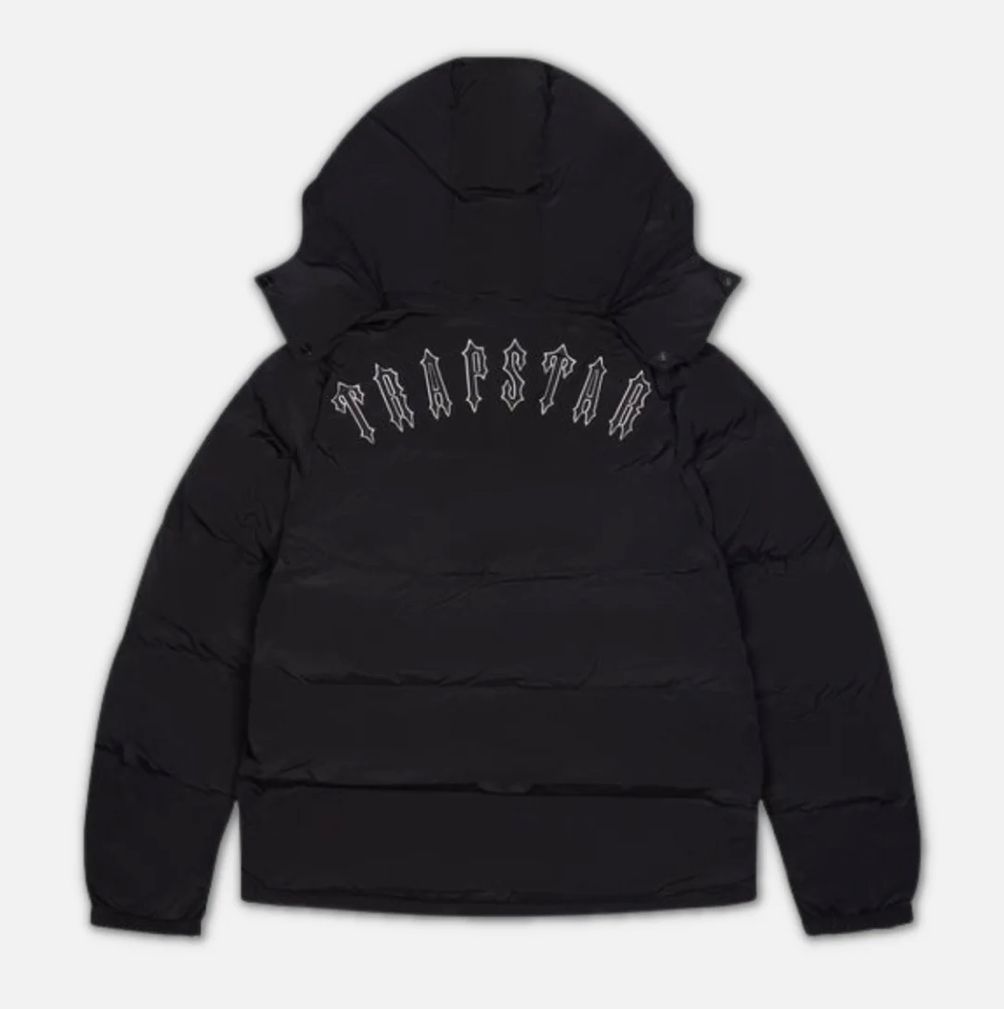 TRAPSTAR BLACKOUT IRONGATE JACKET DETACHABLE HOOD