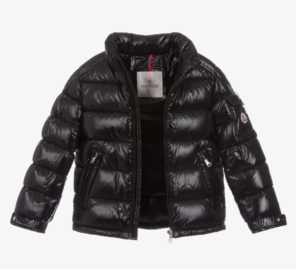 Moncler Enfant Boys Black Down Padded Jacket